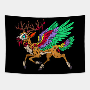 Peryton Zombie Tapestry