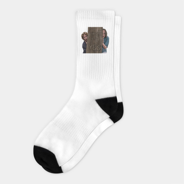 Wet Hot American Summer: Throw the Ball Socks by 51Deesigns