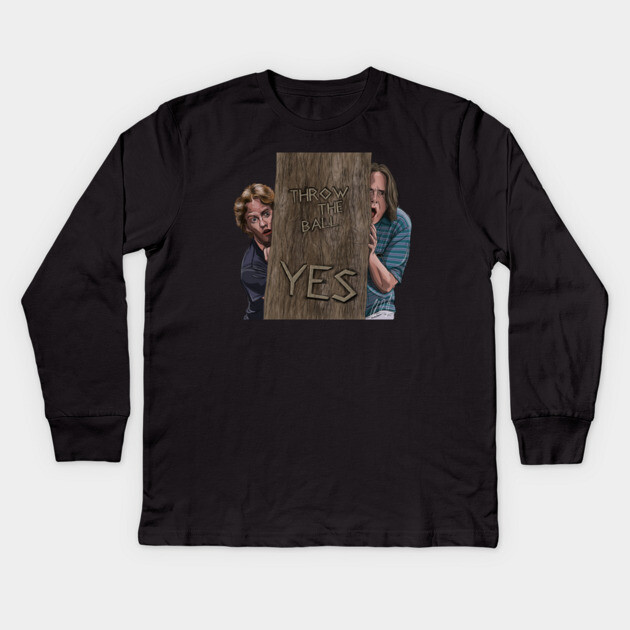 Wet Hot American Summer: Throw the Ball Kids Long Sleeve T-Shirt by 51Deesigns