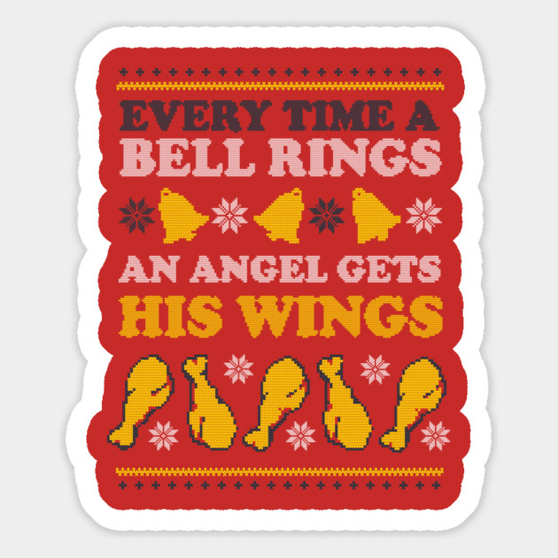 Every Time A Bell Rings An Angel Gets His Wings Magnet by dumbshirts