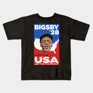 CLAYTON BIGSBY For the USA 2028 Kids T-Shirt