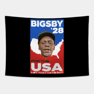 CLAYTON BIGSBY For the USA 2028 Tapestry