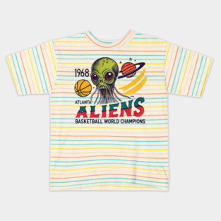 1968 Atlanta aliens basketball Kids T-Shirt