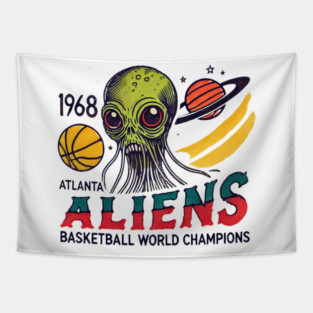 1968 Atlanta aliens basketball Tapestry