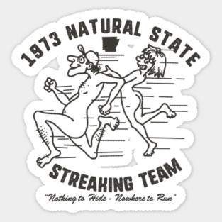 Natural State Streakers Sticker