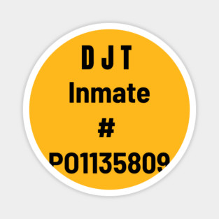 Donald Trump inmate number Magnet