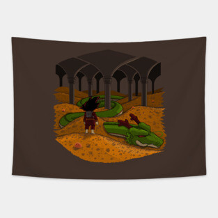 The Desolation of Shenron Tapestry