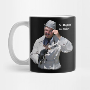 Dr. Manfred Von Bulow - Semi-Retired Monster Hunter and TV star Mug