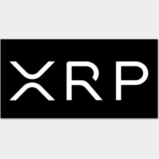 Ripple XRP | Cryptocurrency Logo Posters and Art