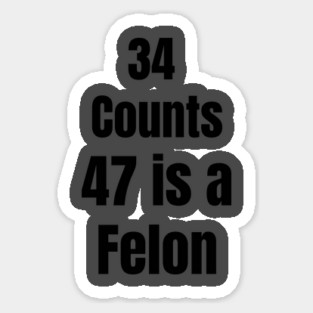 Anti trump Trump is a  Felon Magnet