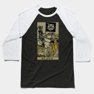 The Death Tarot Card Baseball T-Shirt
