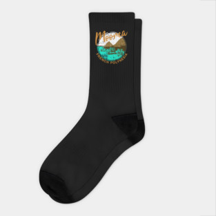 Moorea Over Water Bungalow French Polynesia Travel Socks