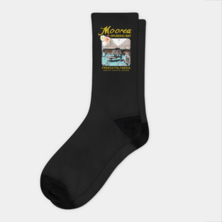 Moorea Bungalow Resort French Polynesia Socks