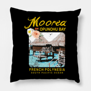Moorea Bungalow Resort French Polynesia Pillow