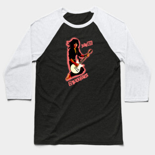 Joan Jett - Playing Guitar Baseball T-Shirt