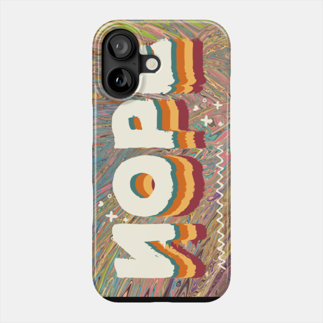 Abstract Nope Retro Art Phone Case by The WYLD Tribe