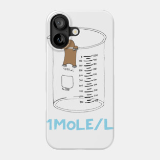 Chemistry 1 Mole per Litre Phone Case