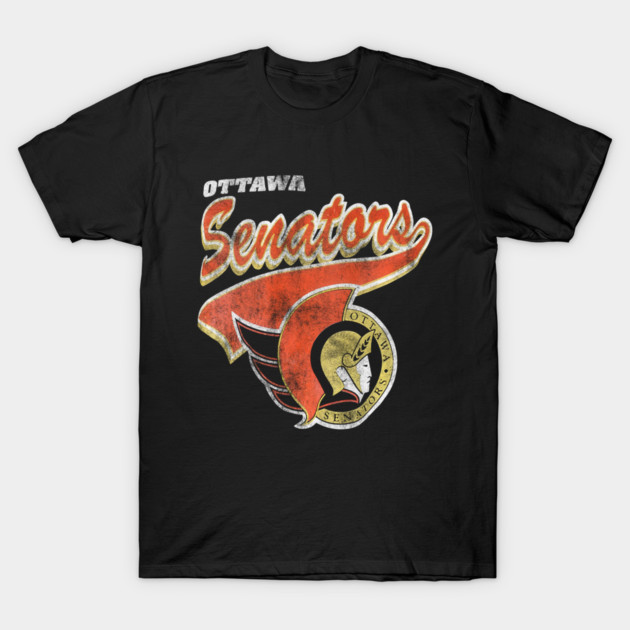 Ottawa Senators Underlayer Single Stitch 1992 Vintage T-Shirt