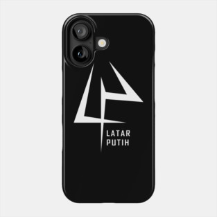 Latar Putih Logo With Text Distro Apparance Phone Case