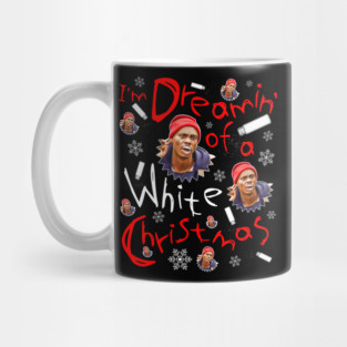 Tyrone Biggums White Christmas Mug