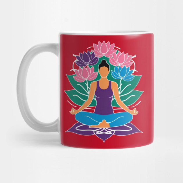 Spiritual Lotus Meditation by Urbanprint