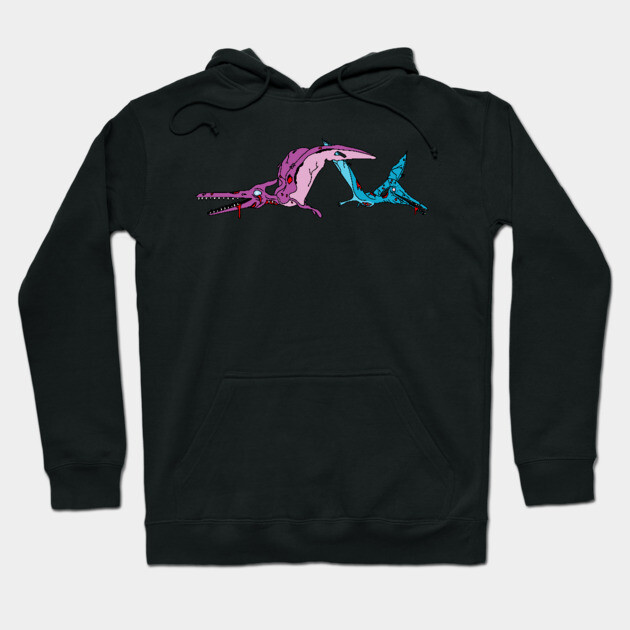 Zombie Pterodactyls Hoodie by H. R. Sinclair