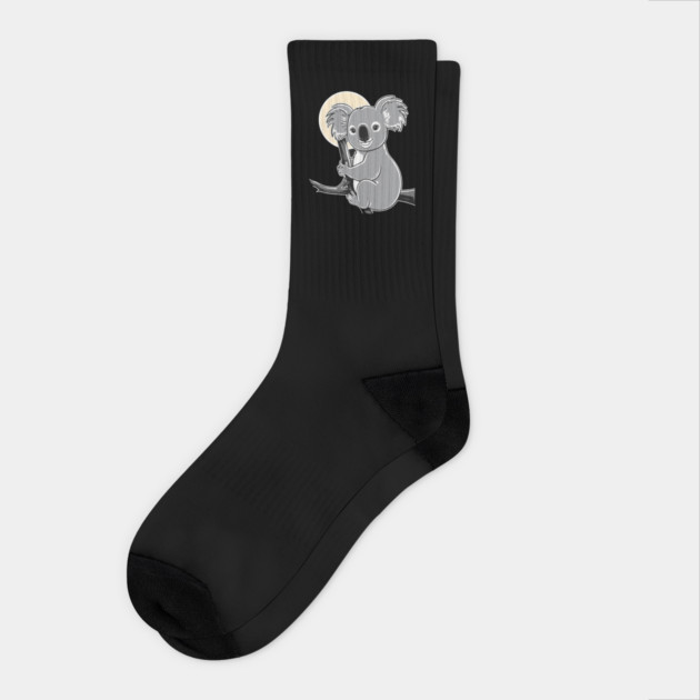 Happy Koala Hugging Branch Socks by Urbanprint
