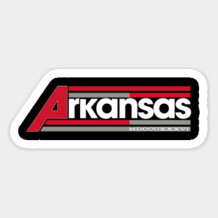Arkansas Classic Bold Stripes Magnet