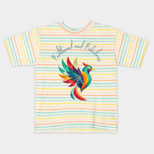 Feathered and Fabulous Kids T-Shirt