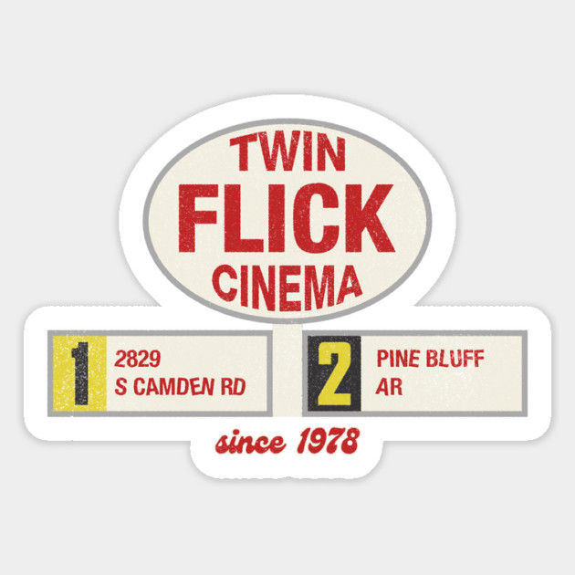Twin Flick Cinema Magnet by rt-shirts