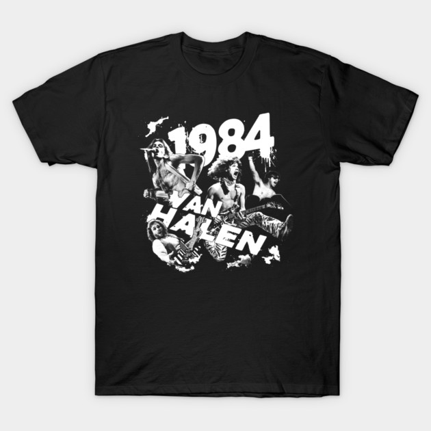 1984 Van Halen Classic Band T-Shirt by CoolDojoBro