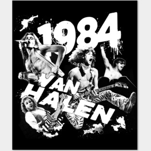 1984 Van Halen Classic Band Posters and Art