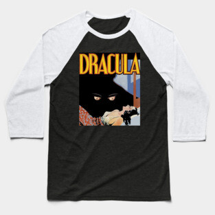 Dracula Vintage 1931 Movie Poster Baseball T-Shirt