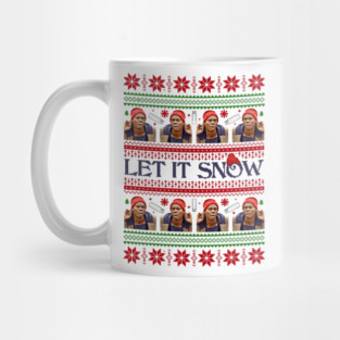 Tyrone Biggums Let It Snow Pixel Mug
