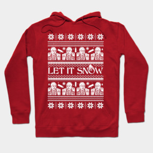 Tyrone Biggums Let It Snow Pixel (Solid) Hoodie