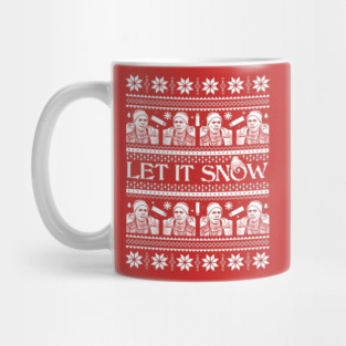 Tyrone Biggums Let It Snow Pixel (Solid) Mug