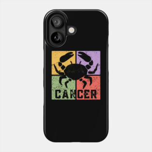 Cancer Zodiac Art - Crab Symbol Artwork Phone Case