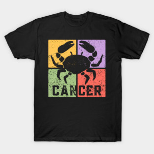 Cancer Zodiac Art - Crab Symbol Artwork T-Shirt