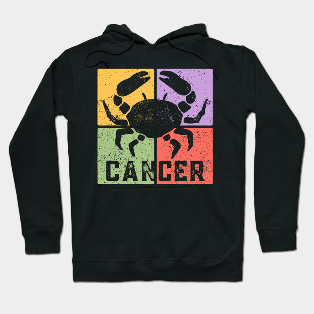 Cancer Zodiac Art - Crab Symbol Artwork Hoodie by TuncGK
