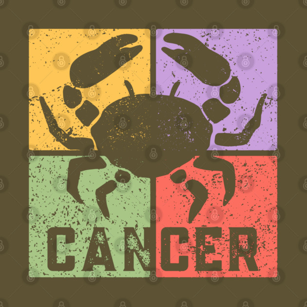 Cancer Zodiac Art - Crab Symbol Artwork by TuncGK