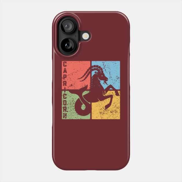 Capricorn Zodiac Art - Goat Horn Symbol Phone Case by TuncGK