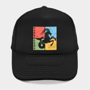 Capricorn Zodiac Art - Goat Horn Symbol Hat