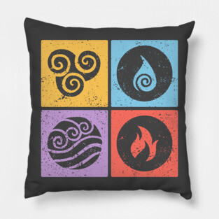 Four Elements Astrology - Elemental Signs Pillow