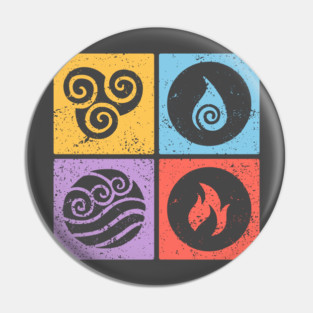 Four Elements Astrology - Elemental Signs Pin