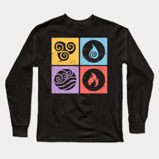 Four Elements Astrology - Elemental Signs Long Sleeve T-Shirt