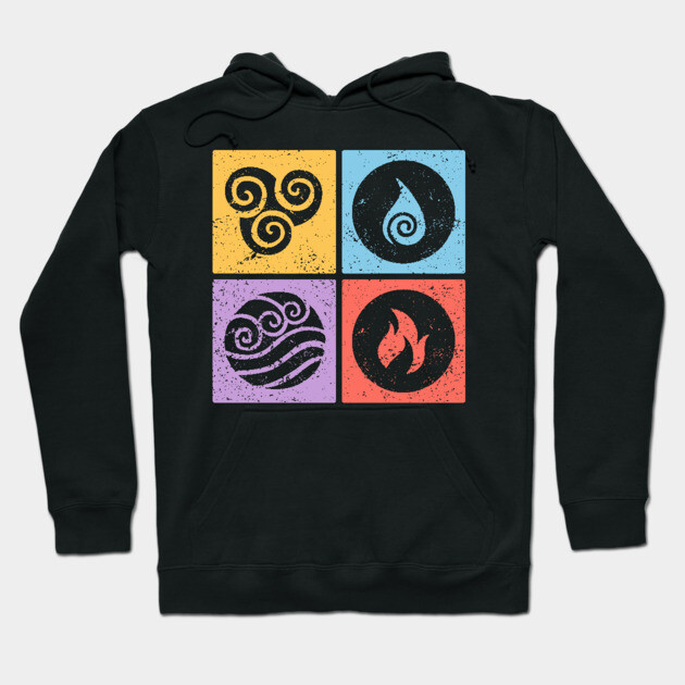 Four Elements Astrology - Elemental Signs Hoodie by TuncGK
