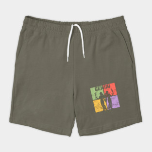 Gemini Zodiac Art - Twins Icon Design Shorts