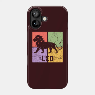 Leo Zodiac Art - Majestic Lion Symbol Phone Case