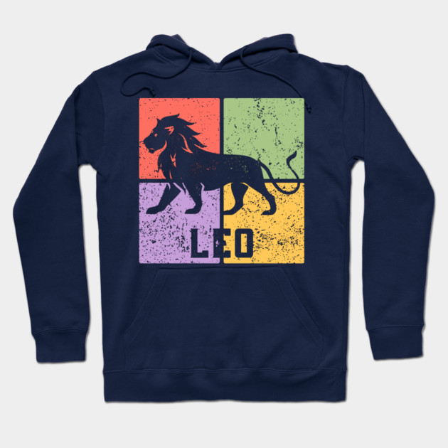 Leo Zodiac Art - Majestic Lion Symbol Hoodie by TuncGK