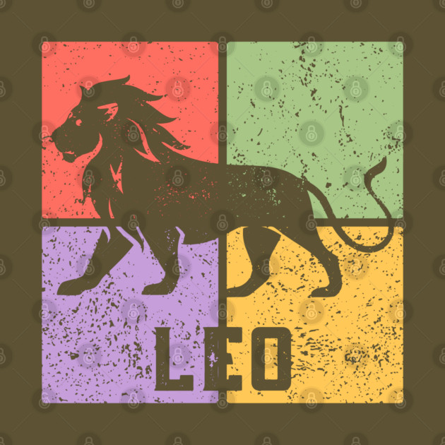 Leo Zodiac Art - Majestic Lion Symbol by TuncGK
